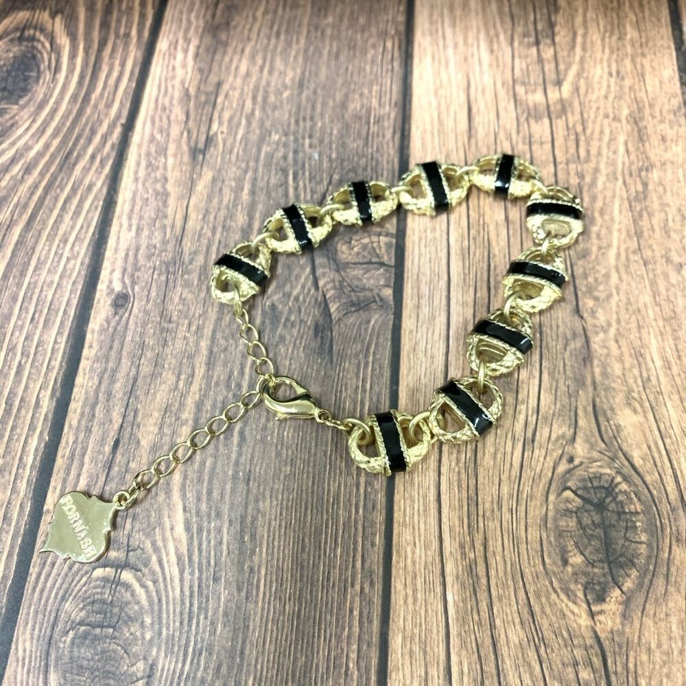 Fornash Enameled Gold Bracelet‎